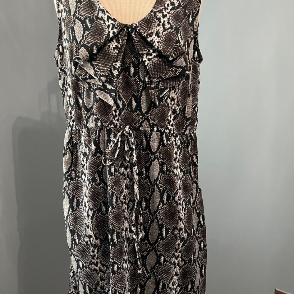 Speed Control Snake Print Dress